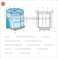 Bobine de zinc en aluminium AZ150 Zincalume GL pour la fabrication de titres de toit